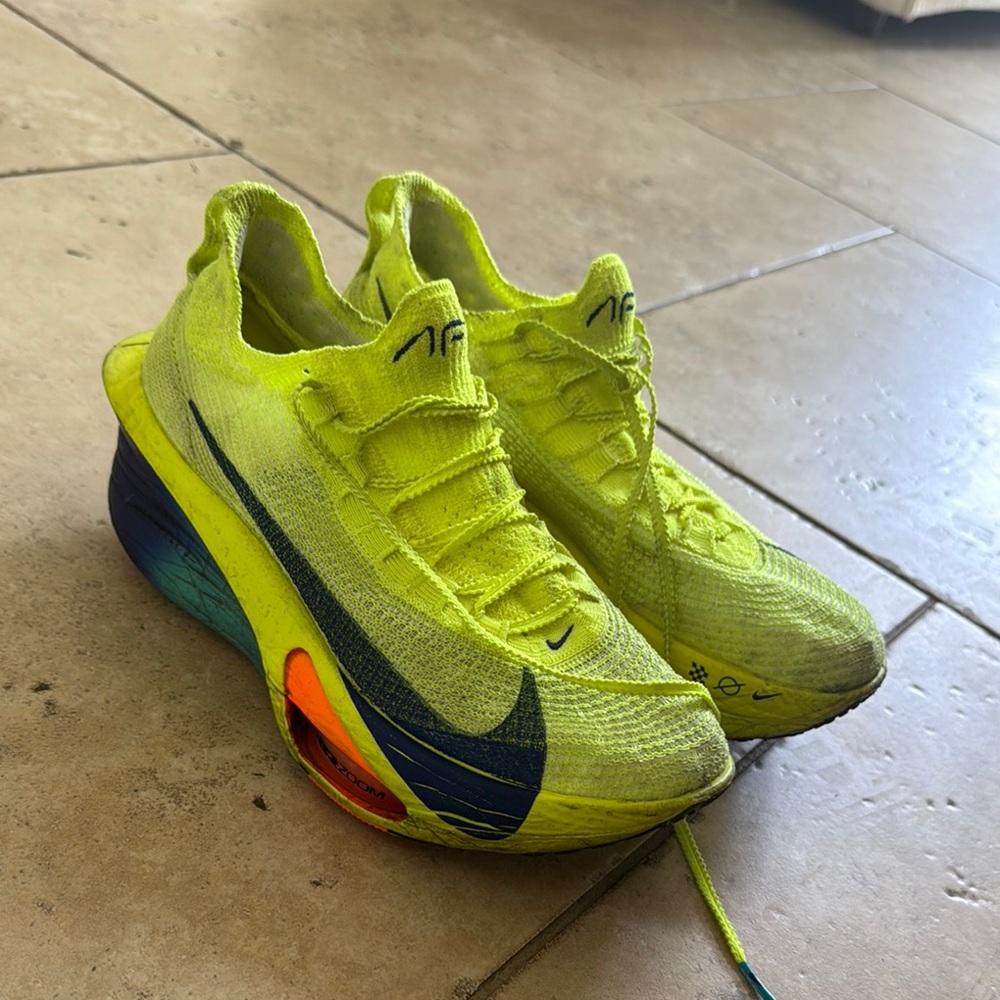 Nike Neon Yellow Running Shoes